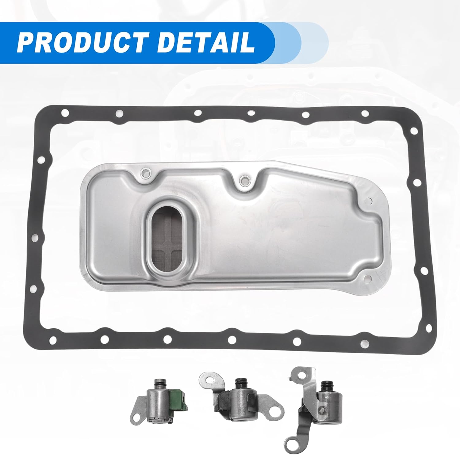 ACROPIX A340E/A340F Transmission Shift Solenoid TCC Lockup Solenoid Filter Gasket Kit Fit for Toyota Tacoma 2000-2015 No.35250-30070 - Pack of 6