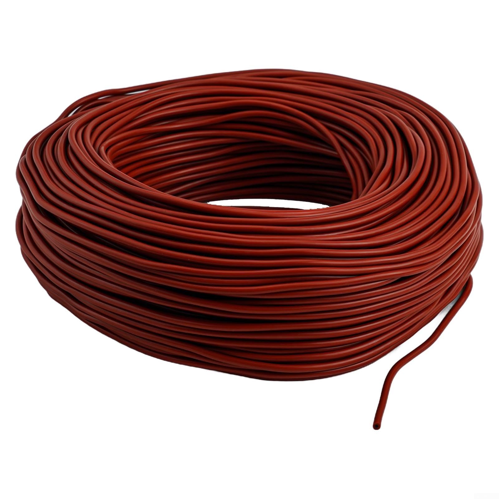 Câble chauffant en fibre de carbone 12 K 33 Ohm/m isolé en silicone pour serre domestique Protection contre le gel (100 m)