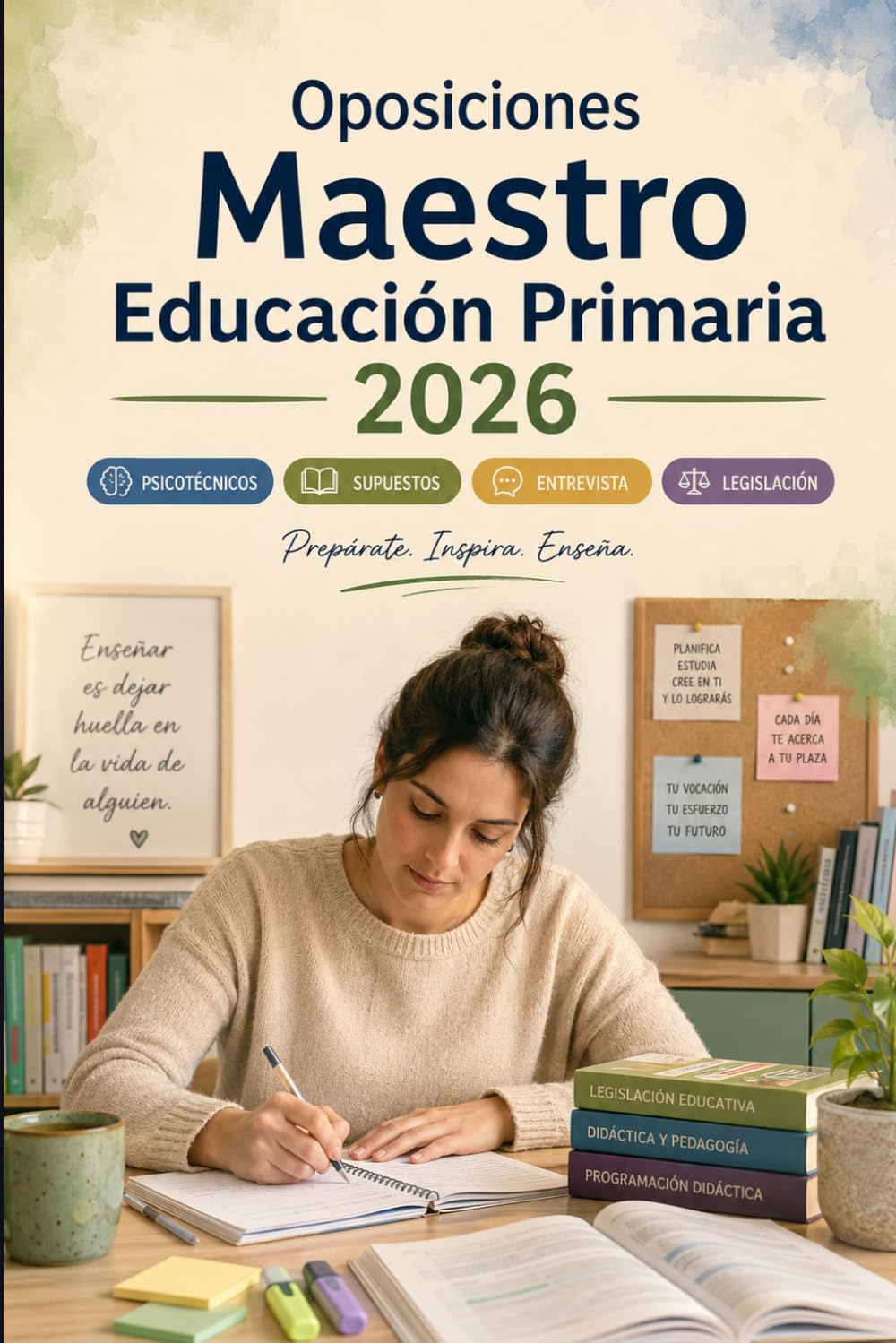 Oposiciones Maestro Educación Primaria 2026: Programación didáctica, unidades didácticas, legislación educativa, pedagogía, supuestos prácticos y defensa oral