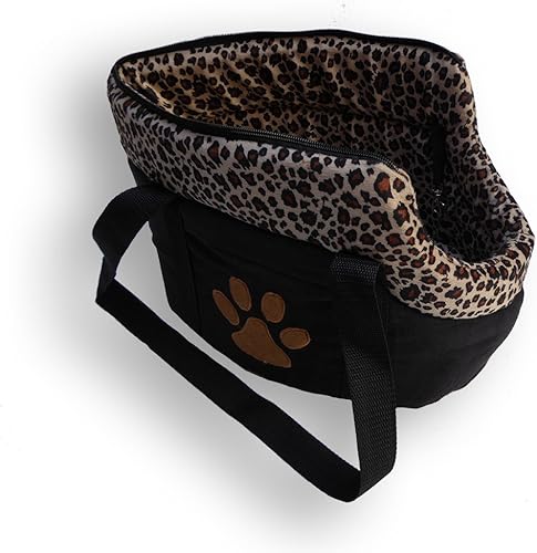 Vista 4 de HDP Transportador de mascotas pequeñas estilo pata Color: beige. Tamaño: mediano