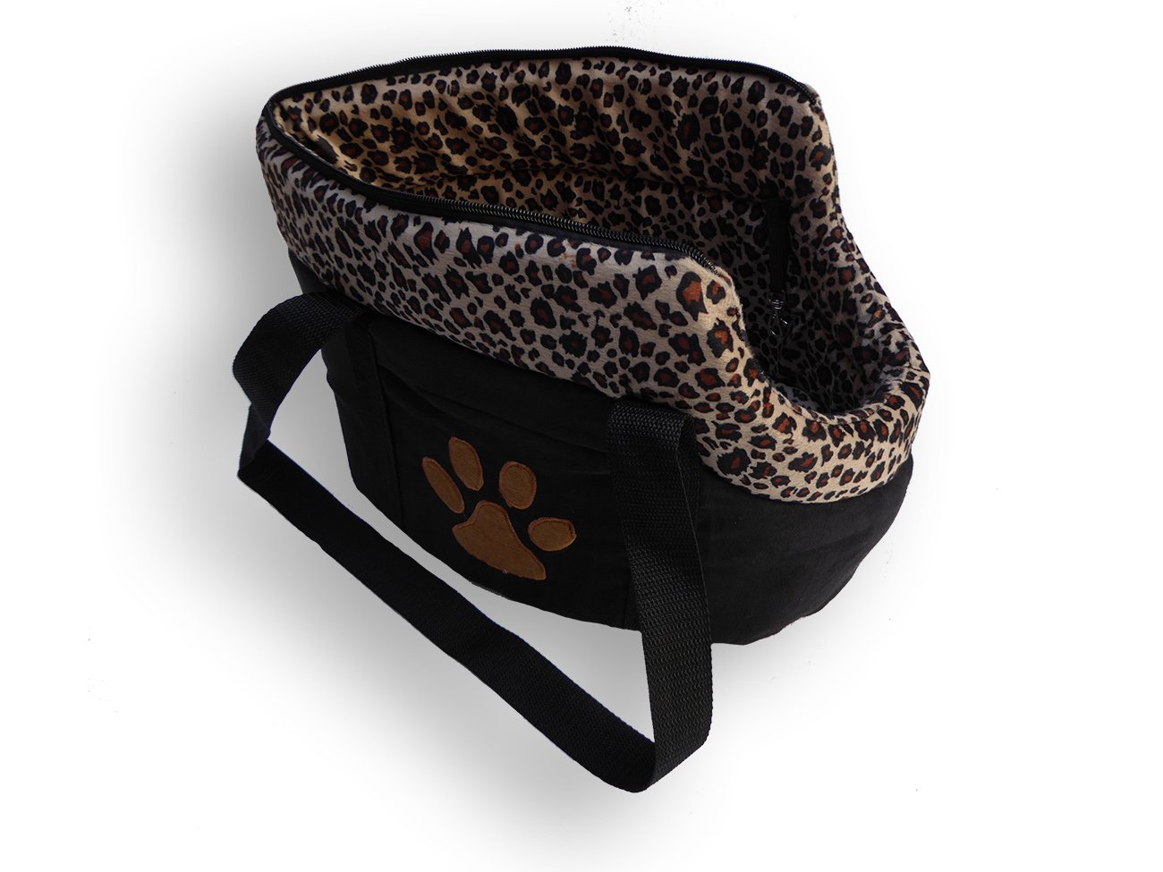 HDP Paw Style Small Pet Carrier Color:Black Size:Small