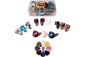 Thumb Guitar Finger Picks with Case