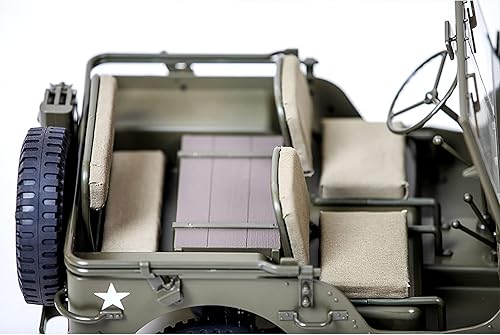 Miniatura 8 de RocHobby - 16 1941 MB Scaler  Vehículo a escala con control remoto listo con transmisor y receptor sin baterías cargador