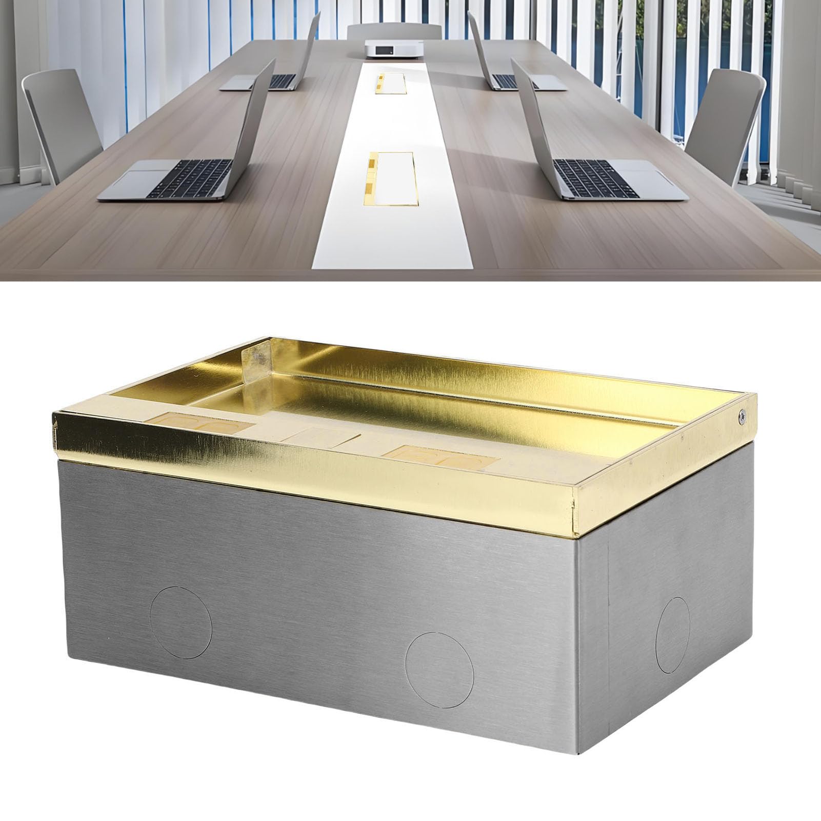 FTVOGUE Encastré Prise de Sol Kit, 4000W Alimentation