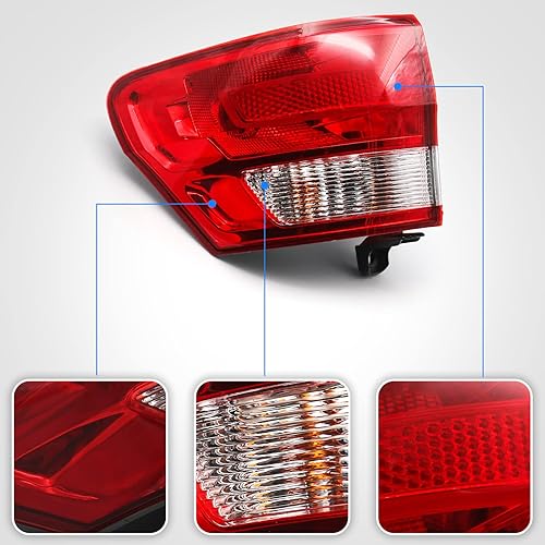 Miniatura 5 de Huray Luz trasera exterior para Jeep Grand Cherokee 11-13 Lámpara trasera LH lado del conductor