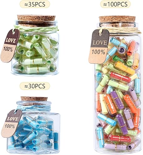 Miniatura 19 de Tintnut Regalo de San Valentín para novio/novia, letras de cápsula, 30 unidades, mensaje de amor, letras de amor, píldoras de mensaje, regalo medio