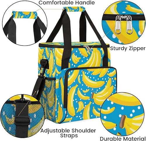 Miniatura 6 de Bolsa de transporte para cafetera de frutas y plátanos para Keurig K-Mini o K-Mini Plus K-Cup Pods, portátil, bolsa de viaje