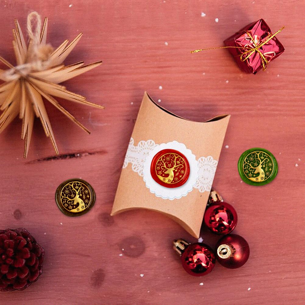 DELORIGIN 1" Christmas Deer Wax Seal Stamp - Image 3