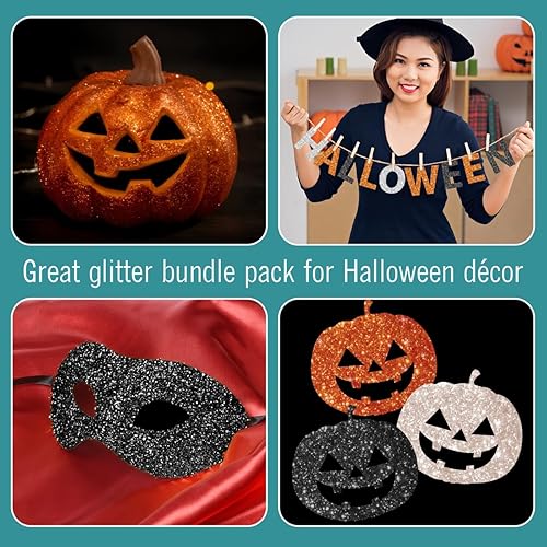 Miniatura 4 de Purpurina de Halloween de 3 unidades, purpurina de 3 libras para resina, purpurina para manualidades, purpurina fina para manualidades de Halloween,