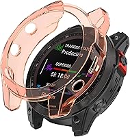 Vista 7 de Funda de TPU suave para Garmin Fenix 7X 7S 7 5S 5 5X Plus 6S 6 6X Pro Smartwatch Silicona Bumper Frame Shell Cover para Garmin Fenix7