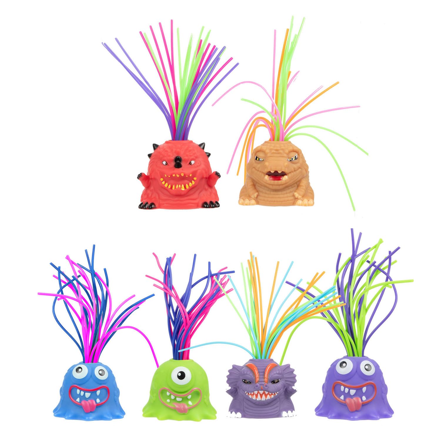 Fun Monster With Stretchable Bristles With Sound
