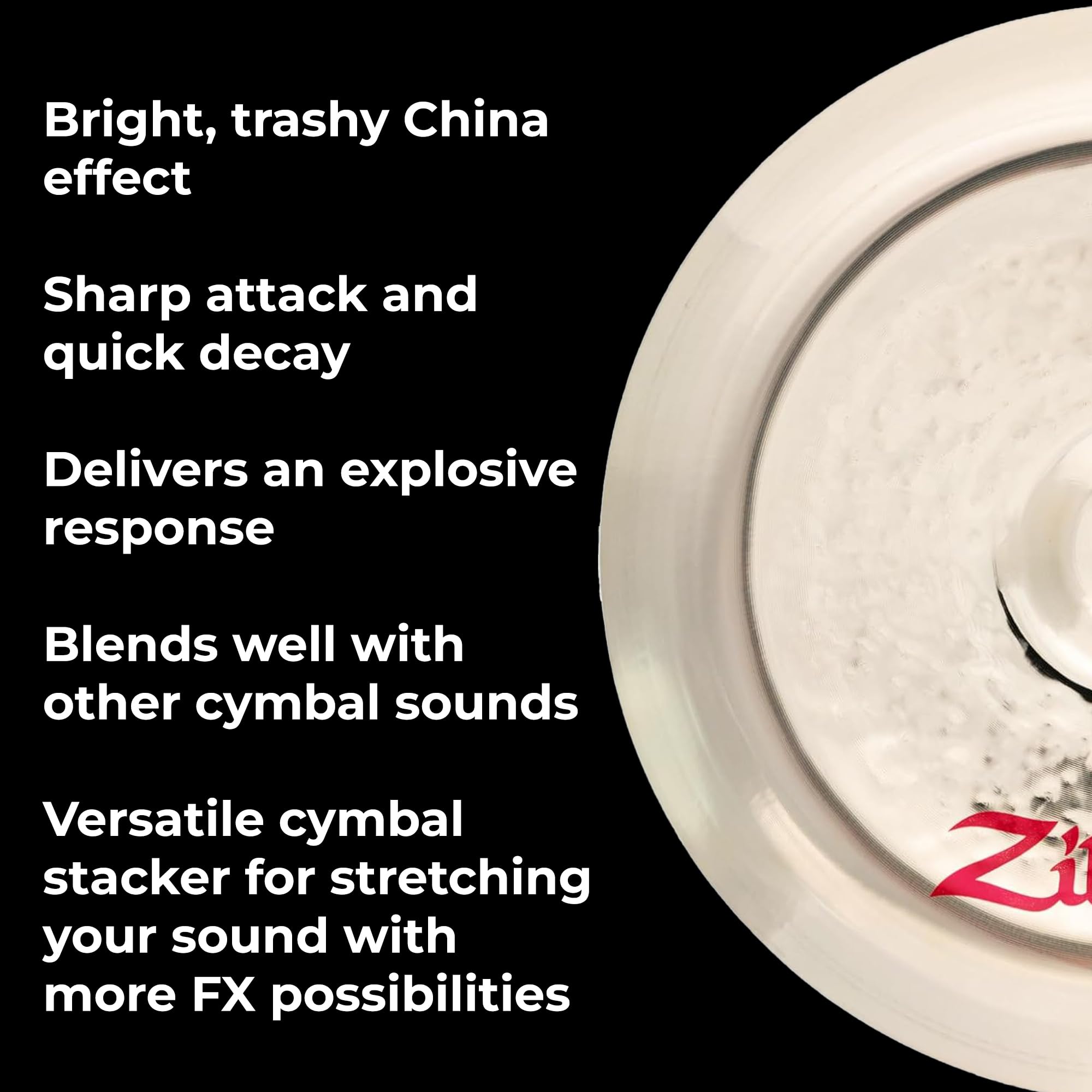 Zildjian FX Cymbals Series - 14" Oriental China Trash Cymbal