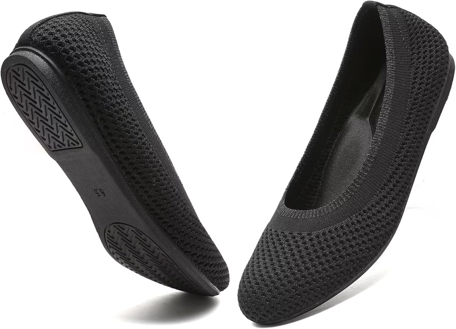 Women's Ballet Flats - Comfortable Foldable Design