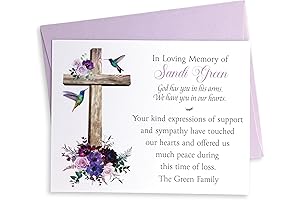 Clergy Appreciation Card in Funeral Thanks