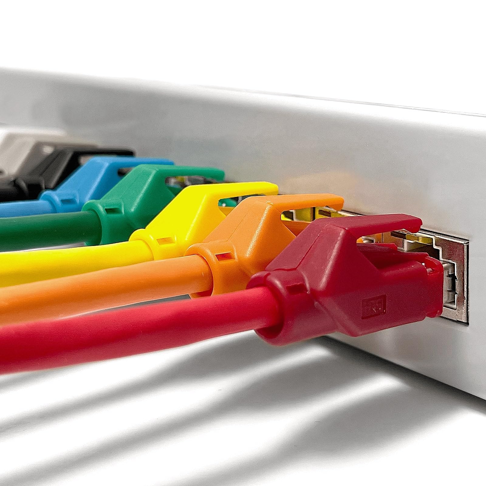 ProfiPatch Patchpanel Patchfeld Cat.6 19 Zoll 24-Port RJ45 geschirmt 1HE | Rackeinbau, grau