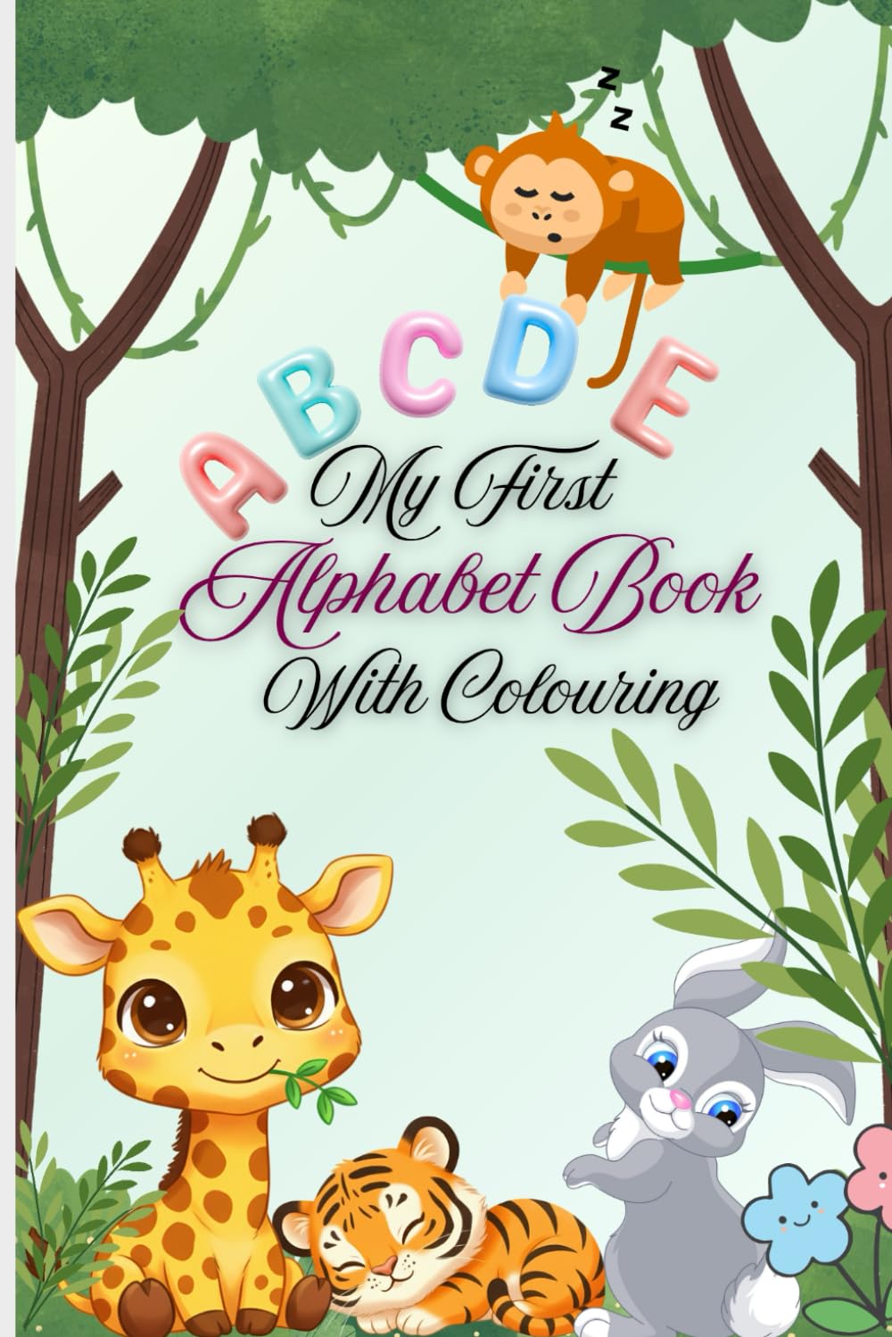 My First Alphabet Book with Colouring