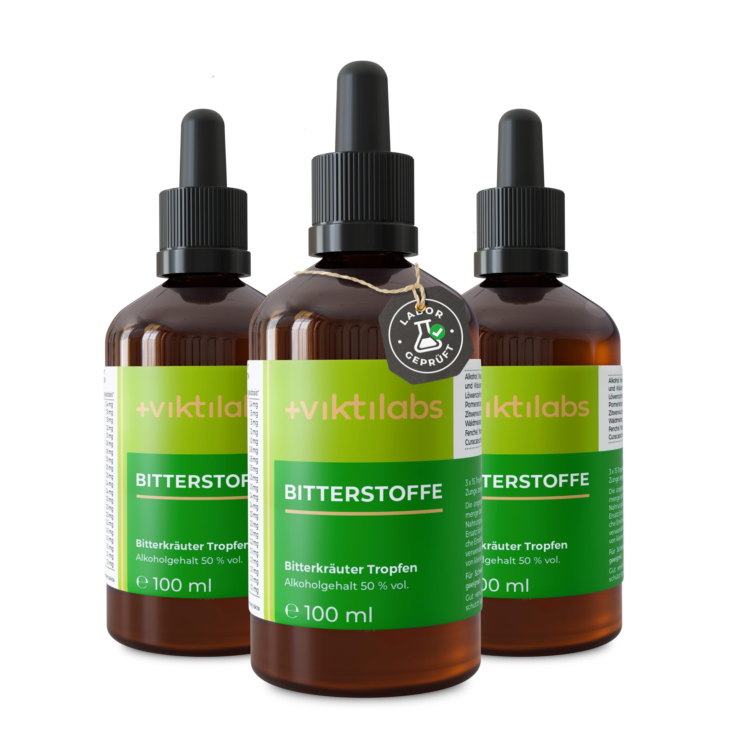 Bitterstoffe Tropfen - 21 Bitterkräuter & Pflanzenextrakte - Naturprodukt