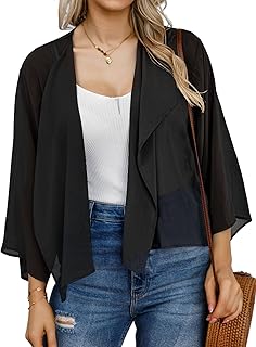 Kimonos for Women Summer Cardigan Chiffon Floral Cover up Loose Casual Top Blouse Price In India