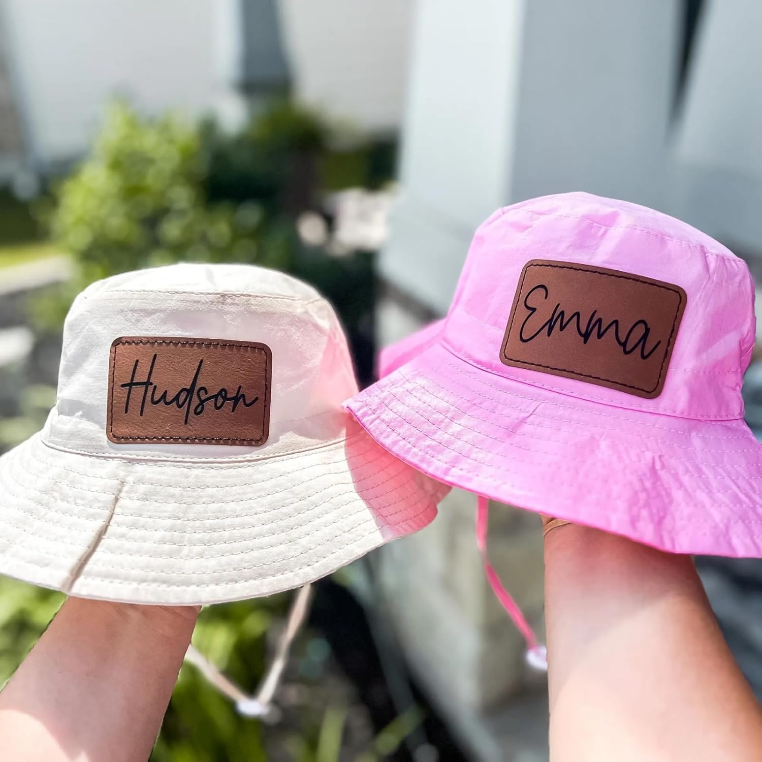 Personalized Baby Boy Hats - Custom Name Bucket Hat for Toddlers, UPF 50+ Sun Protection Wide Brim Bucket Hat for Boys Girls - Image 5