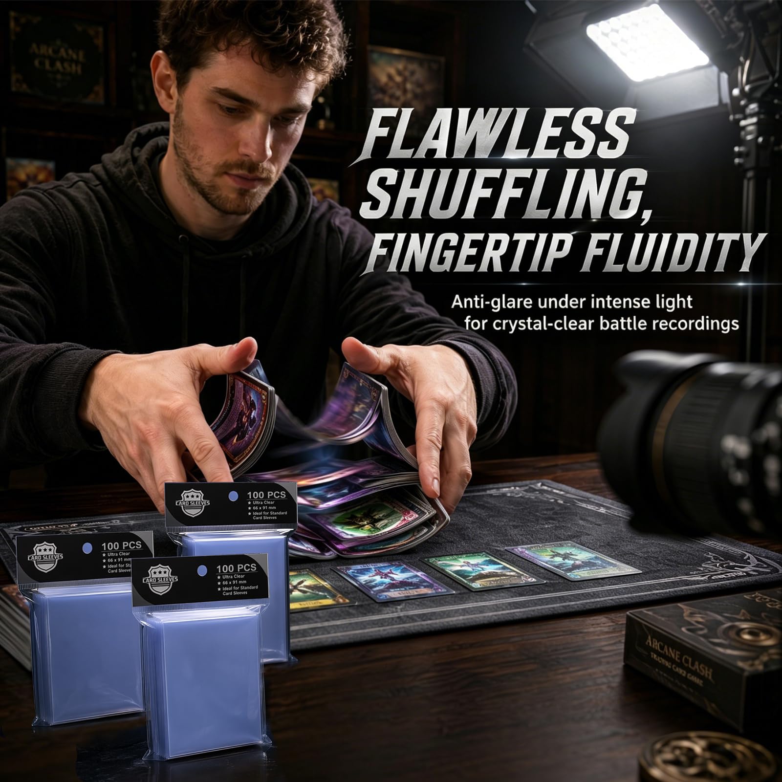 1000 fundas protectoras transparentes suaves para tarjetas, estándar para fundas de tarjetas de centavo, fútbol, magia, béisbol, MTG, Yugioh