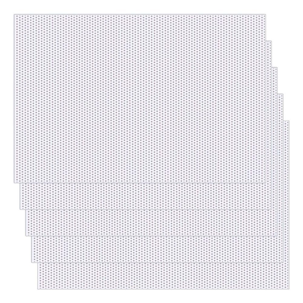 Ctrlzs White 5 Sheets 0.5 Mmfursuit Eyes Mesh Waterproof Printable Eye Nets Forfurry Cosplay, Props, Fursuits Crafts Making G