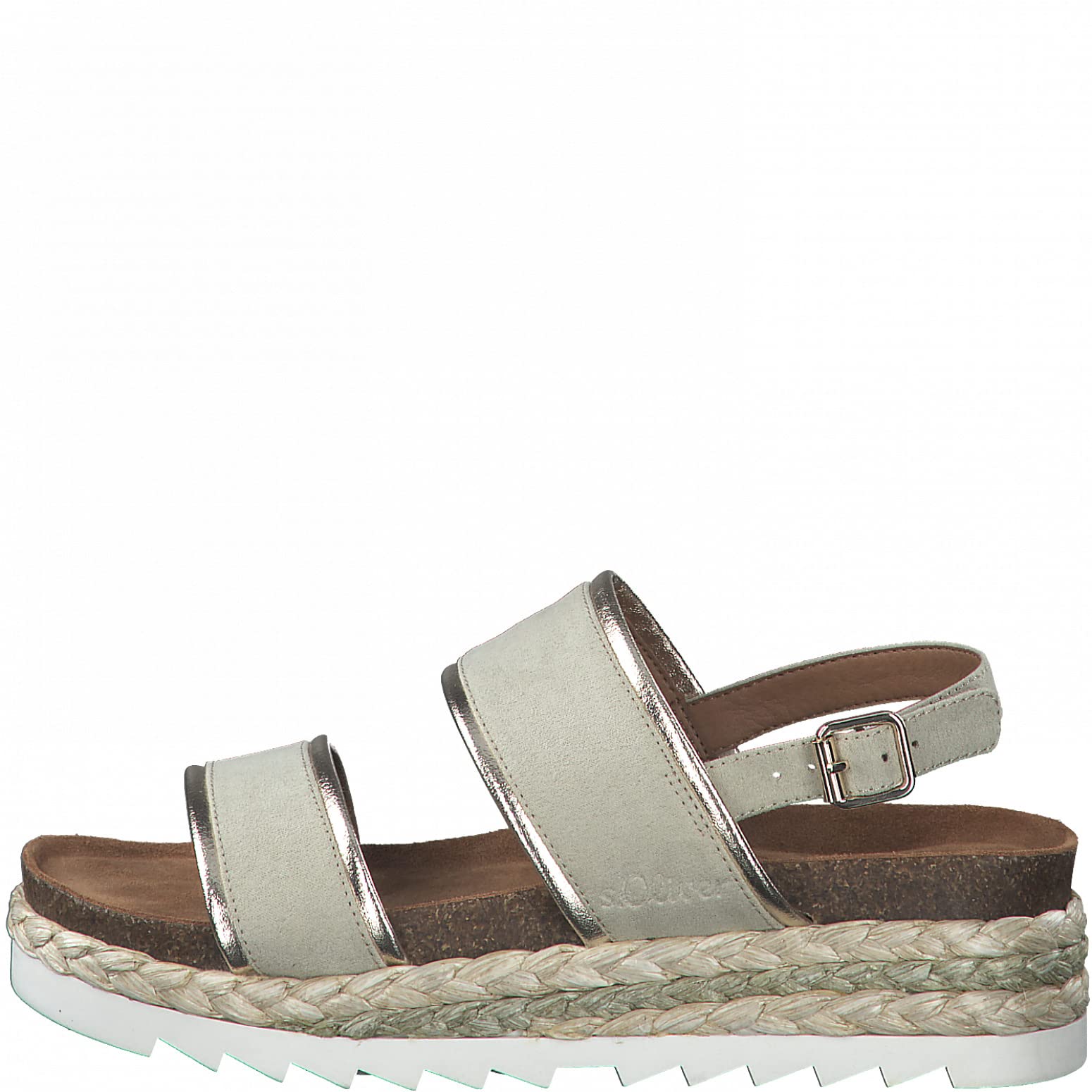 s.Oliver 5-5-28702-28, Flat Sandal, PISTACHIO,
