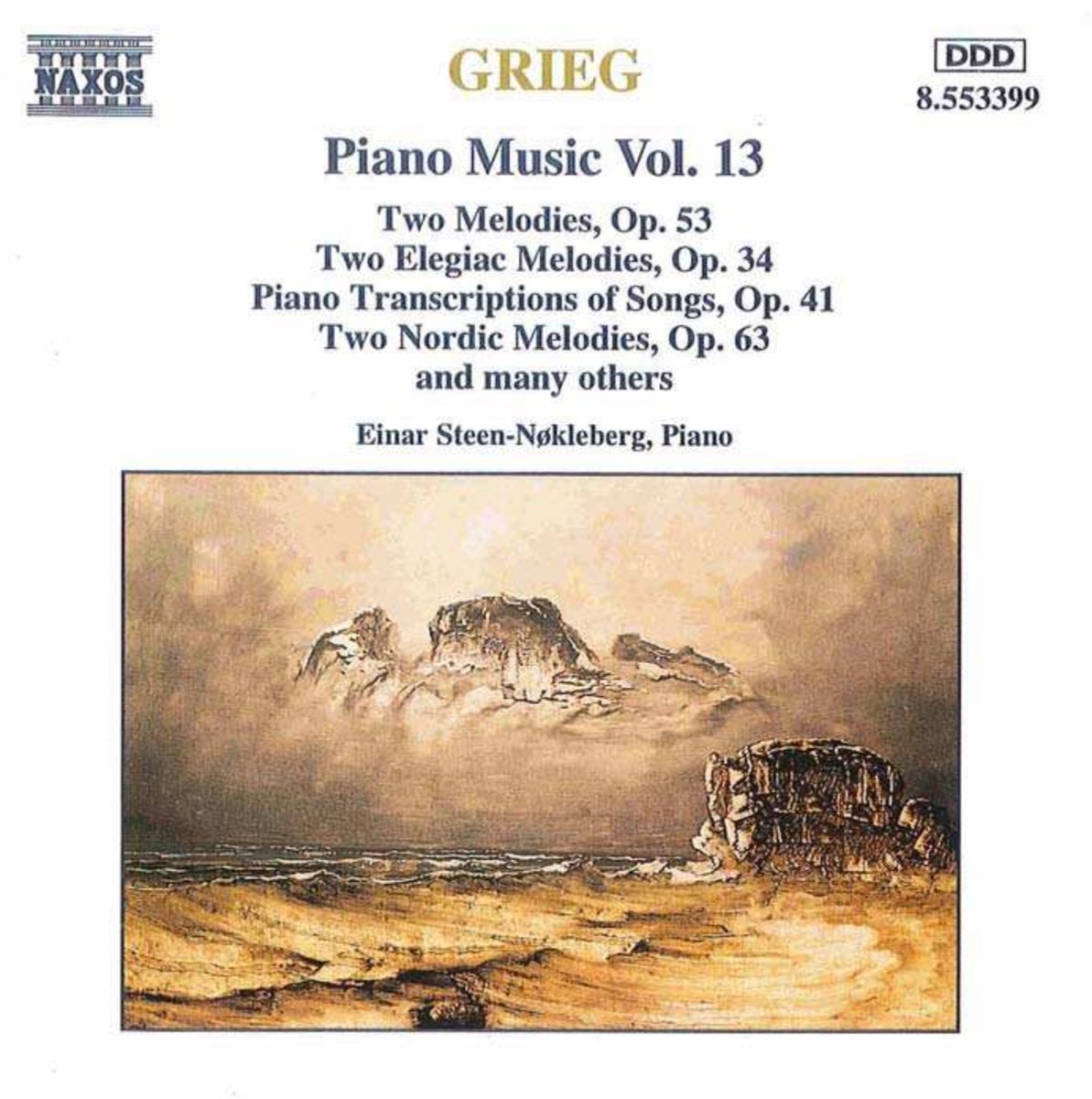 Piano Music, Vol. 13 [Audio CD] Edvard Grieg and Grieg