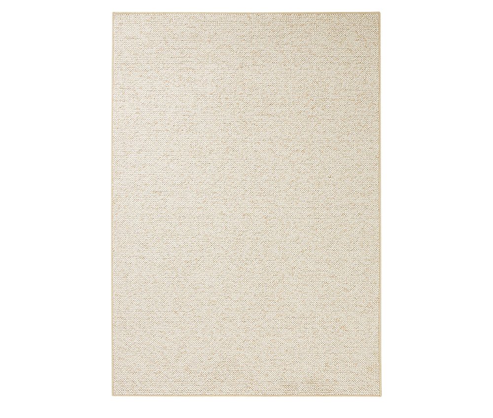 THE RUGS Wool Rug - Cream - 60 cm x 90 cm