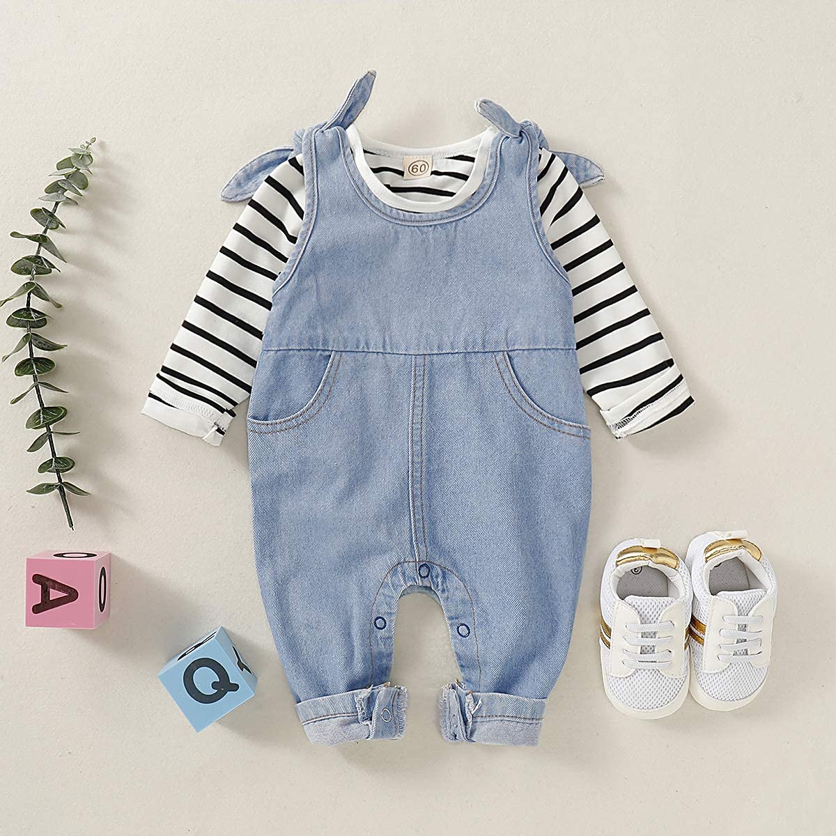 Ropa de bebé recién nacida, trajes para niñas pequeñas, con volantes, manga larga, pantalones con sombreros y diadema, conjuntos de ropa de otoño
