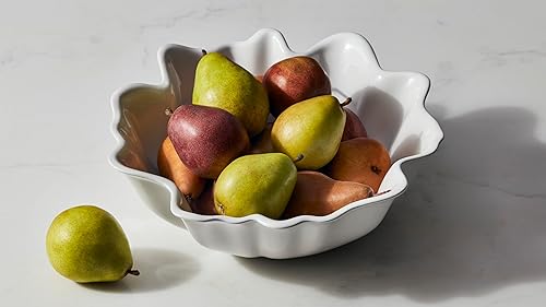 Miniatura 5 de Le Creuset Cuenco para servir de la colección Iris de gres, 15 pulgadas, ostra