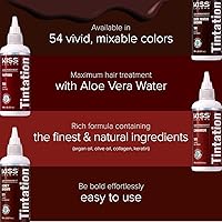 Vista 5 de Kiss Tintation - Tratamiento de color semipermanente para el cabello, 5 onzas líquidas (148 ml), color marrón oscuro cálido