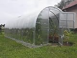 Serra KLASIKA 24 (3 x 8 m) con fondamenta e policarbonato da 6 mm - 8