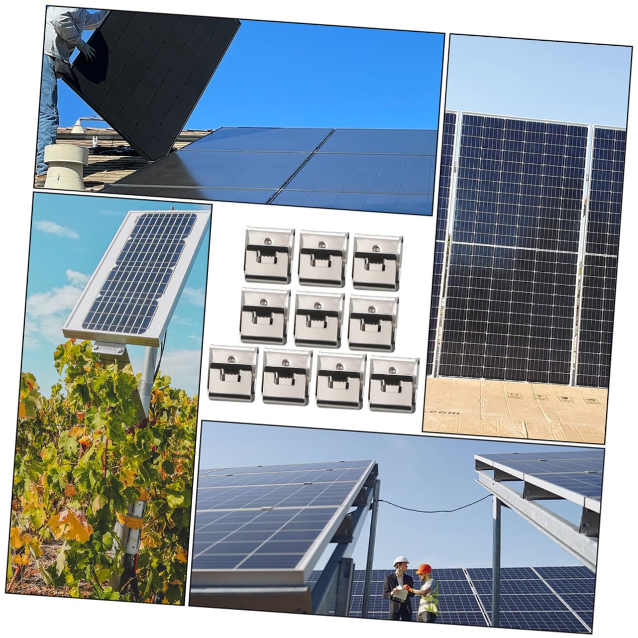 275stücke Teiliges Edelstahl Kabelclips Für Solaranlagen Stabiler Kabelhalter Für Photovoltaik-kabel Installieren Und Wetterfest