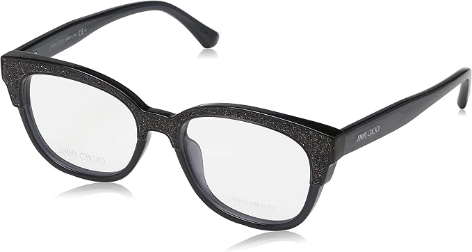Jimmy Choo Brillengestelle Jc177-18R-51 Damen Montatura per Occhiali, Nero,  Taglia Unica Donna : Amazon.it: Abbigliamento