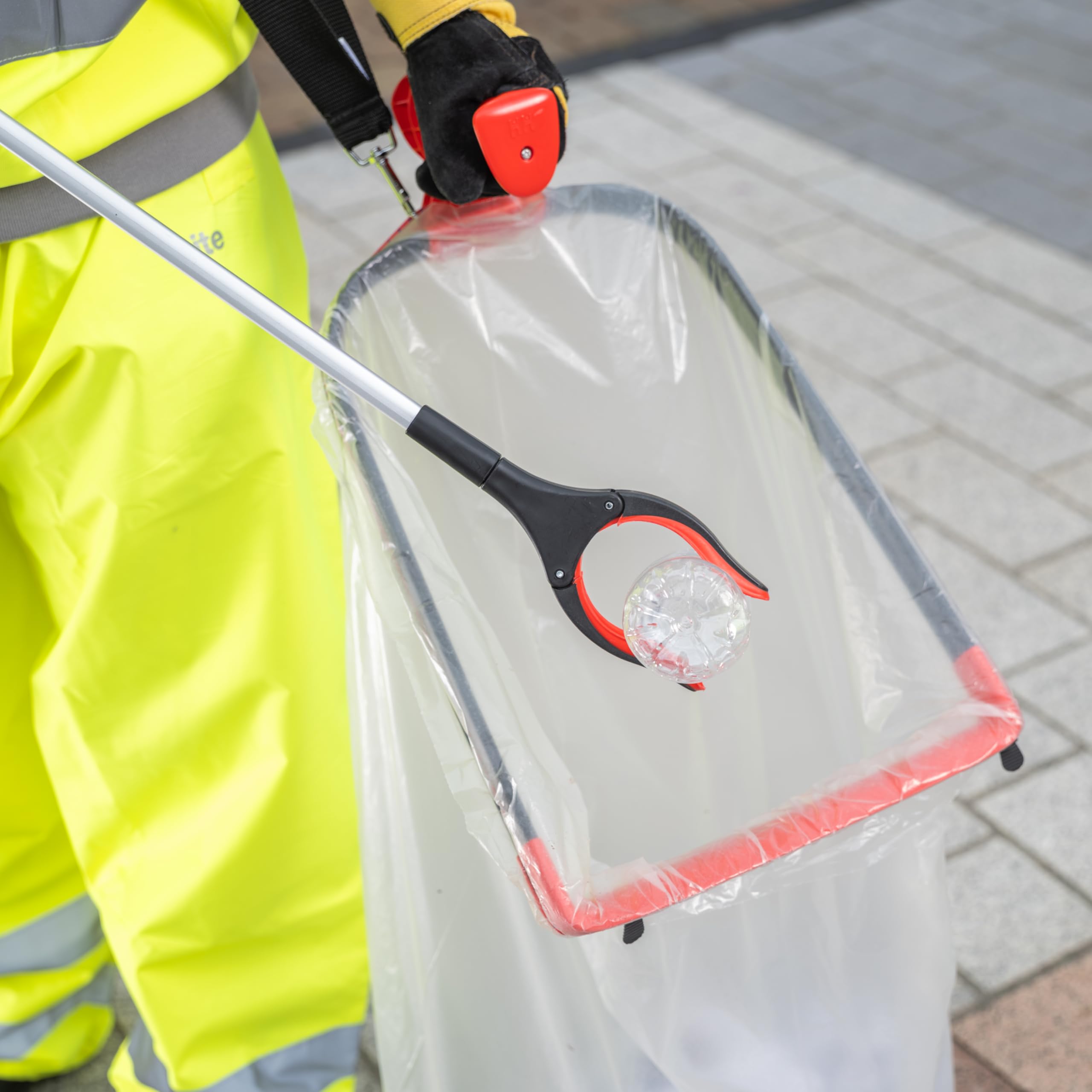 The Helping Hand Company Street Master Pro Pince à litière en Gel pour Adultes avec poignée Confortable, tête rotative 90°