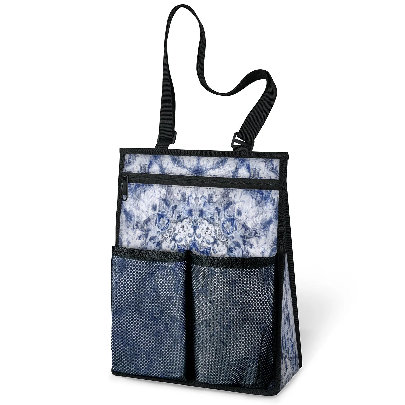 Ourtheme Art Mandala Portable Shower Bag for Travel Gym Camp Beach Tote Shower Caddy Bags Hanging Toiletry Organizer