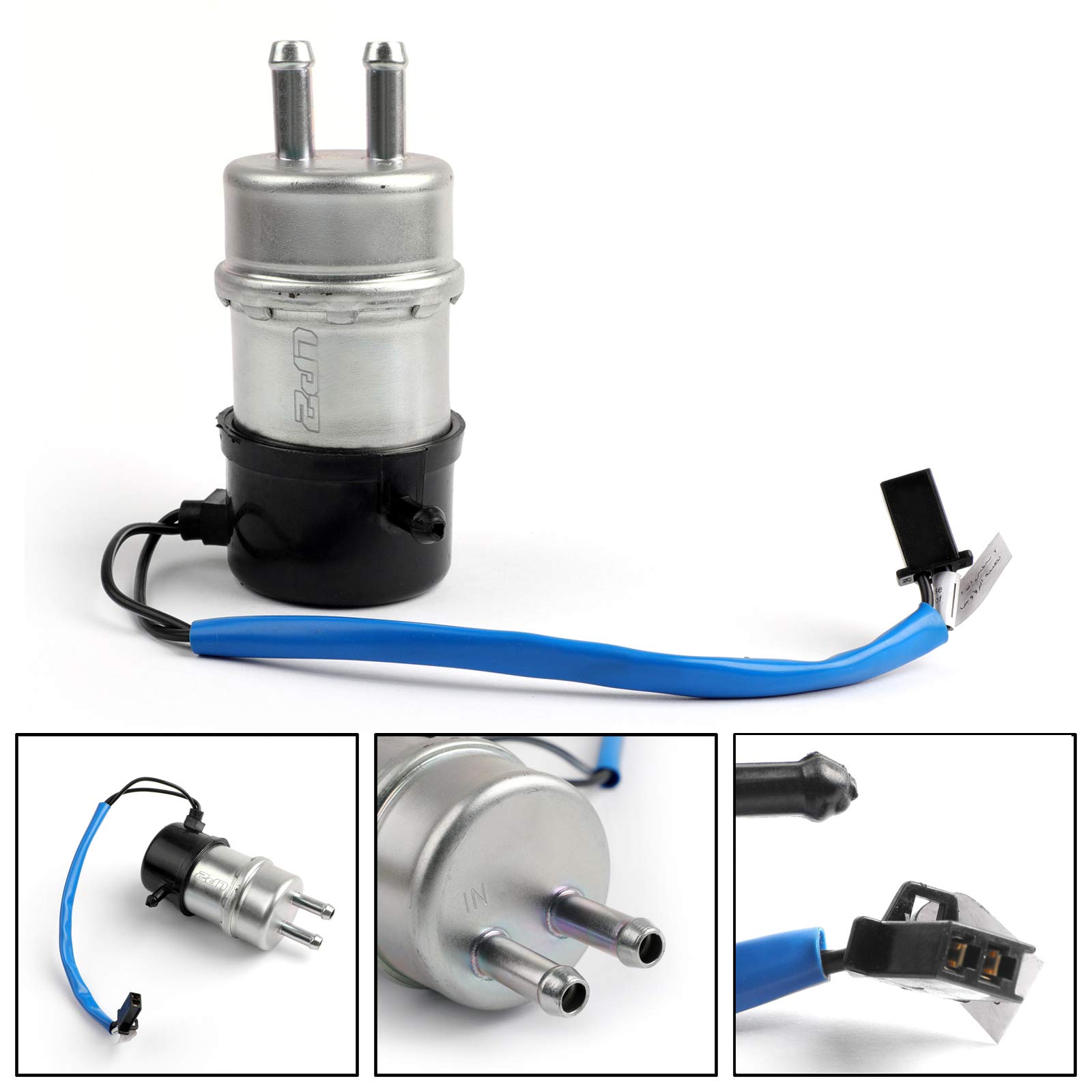 Topteng Bomba de Combustible eléctrica 8mm Apto para Yamaha Virago XV Apto para FZR 400 Apto para XV535 Apto para FZX250 Apto para FZR600 Apto para FZX750