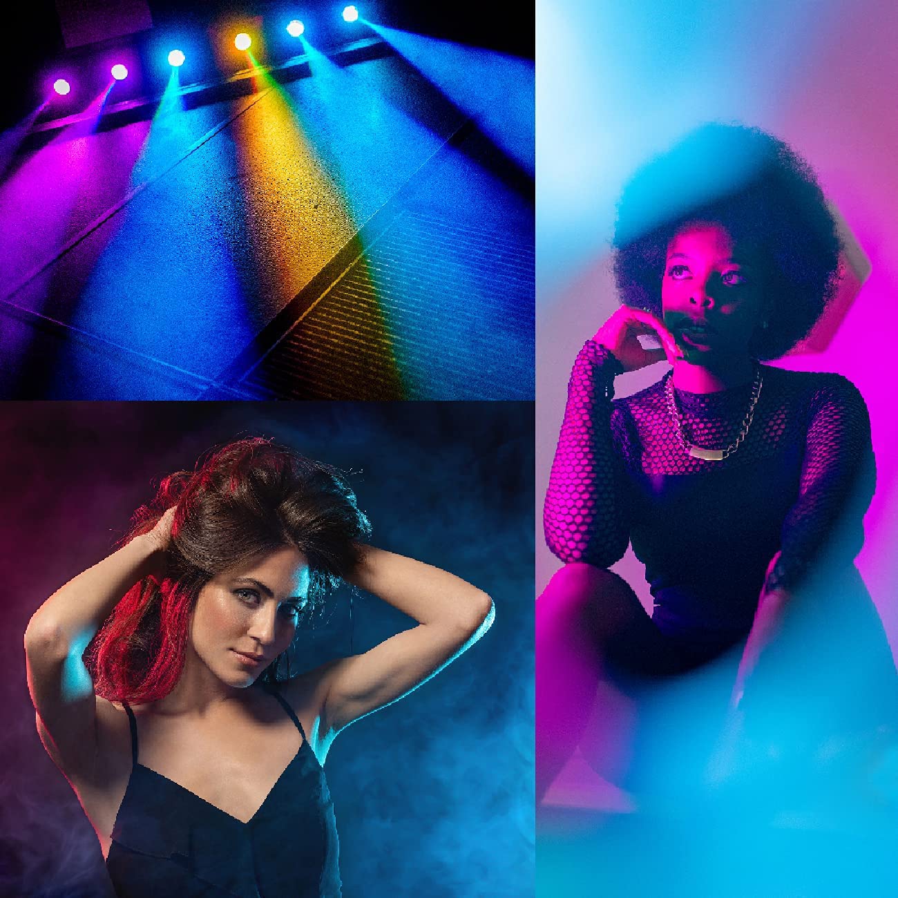 Farbkorrektur Gel Filter Set - 9 Stück PVC Lichtfilter A4 | Für LED Lampen & Fotografie | 9 Farben Inklusive