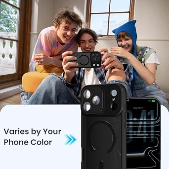 Magnetic for iPhone 18 Pro Max/iPhone 17 Pro Max Case, Black