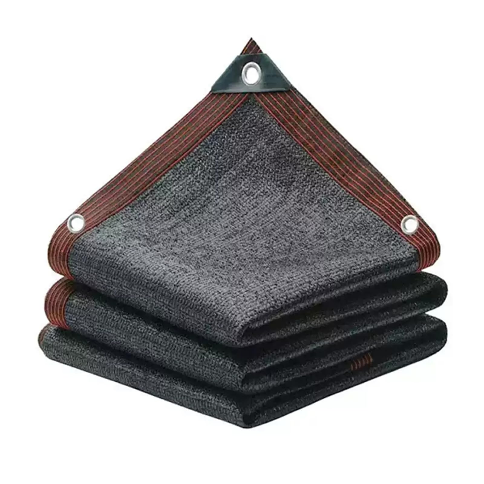 Noir filet protection solaire de jardin pour terrasse et pergola extérieure 4x10m