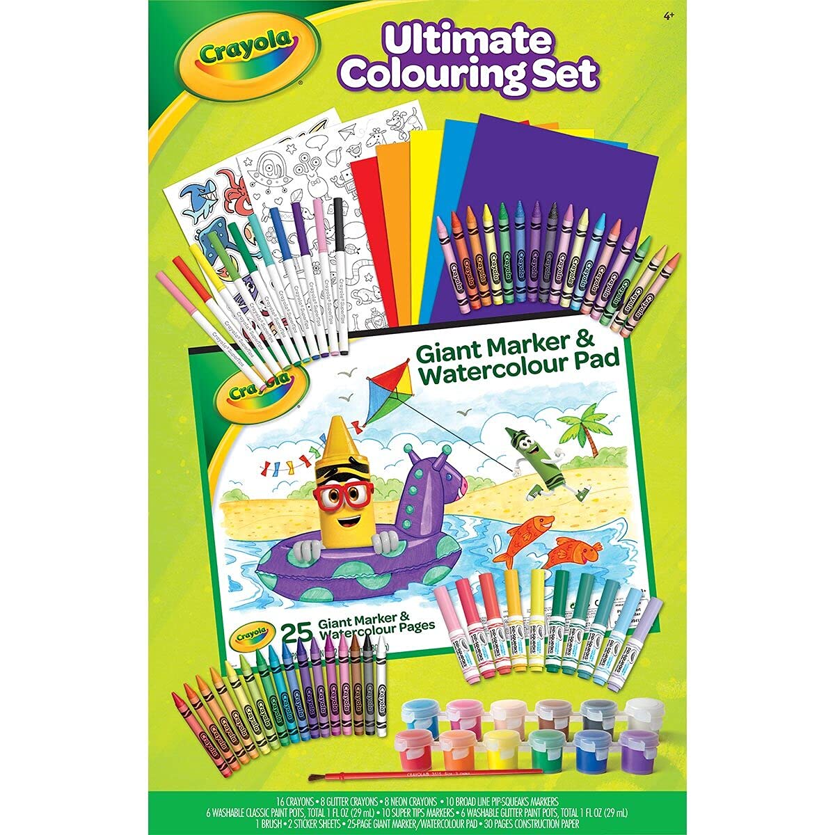 Crayola 344776 Crayons, Paint, Colouring Sheets, Other