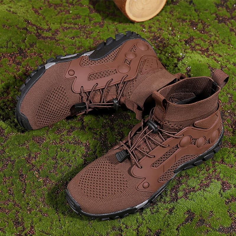 Miniatura 4 de Zapatos de agua de caña alta para hombre, transpirables, de secado rápido, para deportes acuáticos, zapatos de escalada antideslizantes, zapatos de