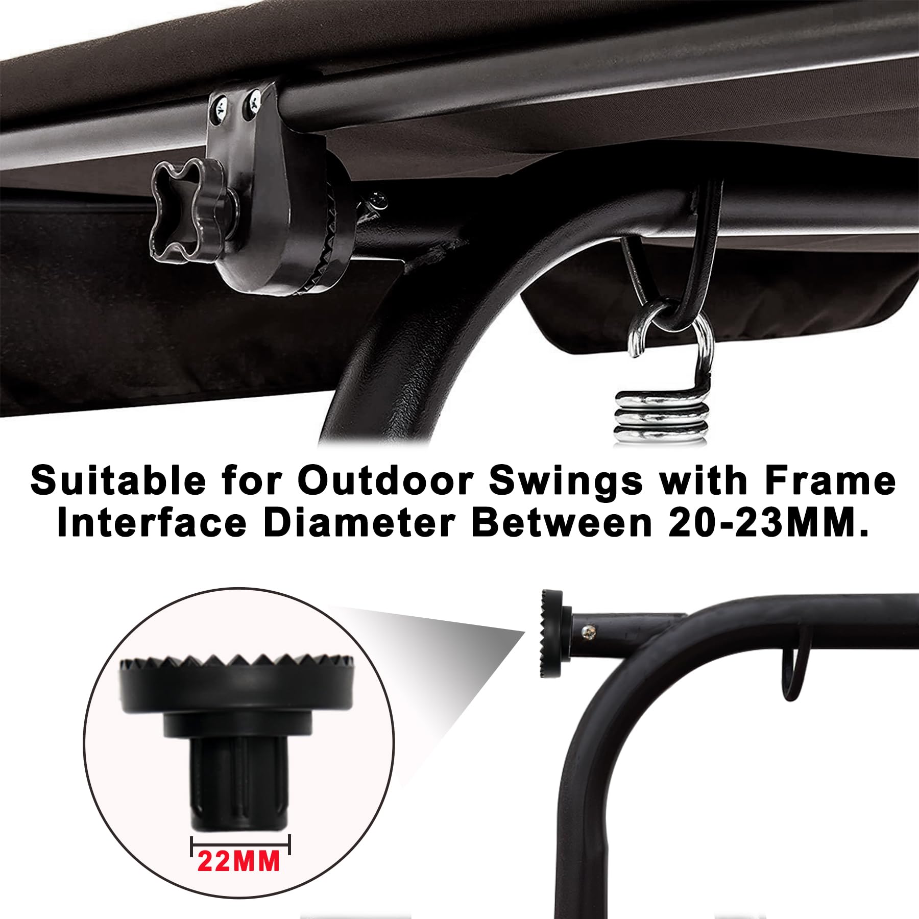 Porch Swing Replacement Parts Pcs Garden Swing Plastic Fittings