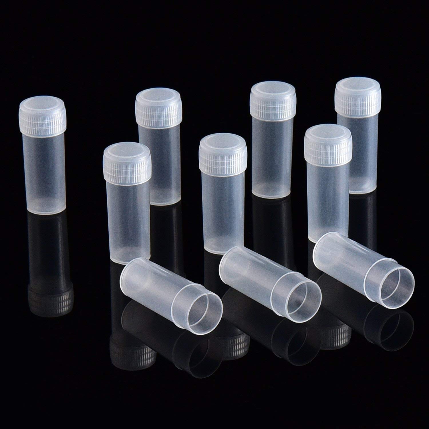 Buy 50 Pcs 5 ml Plastic Sample Bottles Small Clear Storage Container