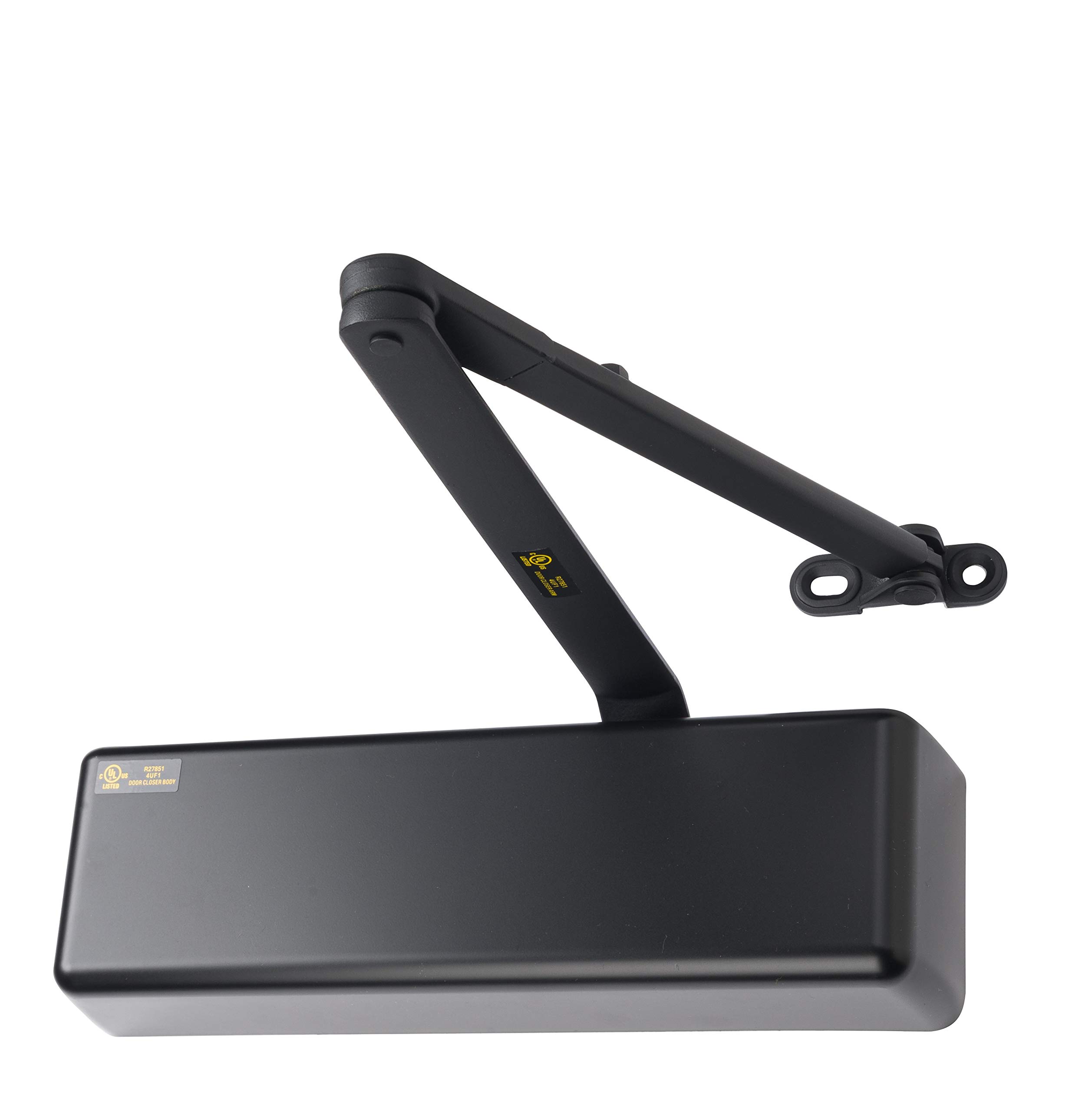 Lawrence Extra Heavy Duty Door Closer Commercial Grade 1 - Adjustable 6-Speed Delayed-Action Door Control with 3 Pistons – Flexible Installation with Included Hardware - Embassy Series LH8016