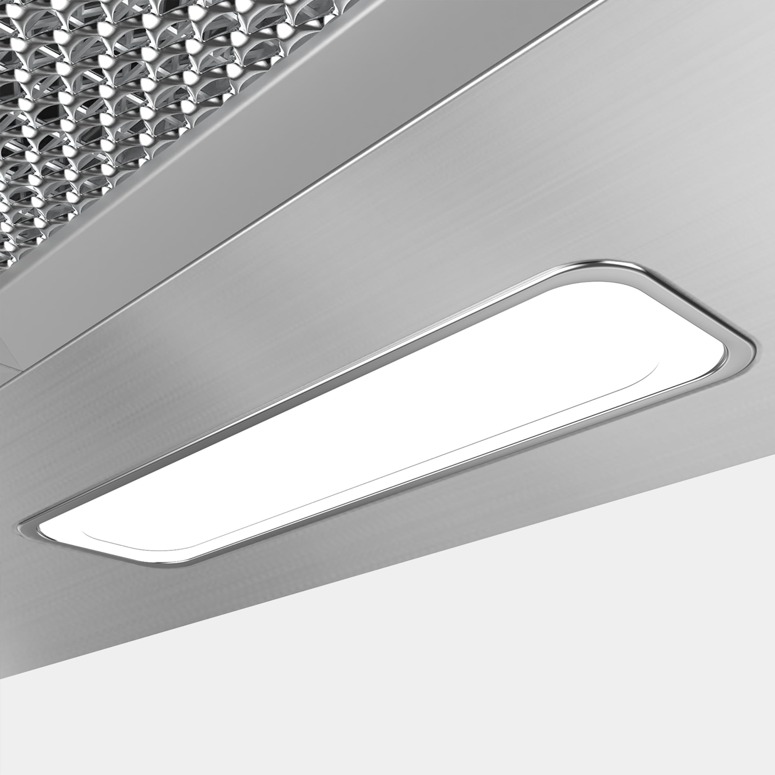 CIARRA Dunstabzugshaube 90 cm Umluft Abluft Pyramide Edelstahl Silber CAS9201A