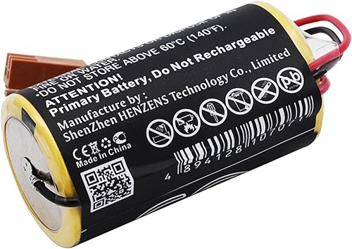 Miniatura 3 de Batería de repuesto para compatible con A02B-0120-K106 A20B-0130-K106 BR-CCF1TH A98L-0031-0007 BR-C BR26500 (5000mAh)