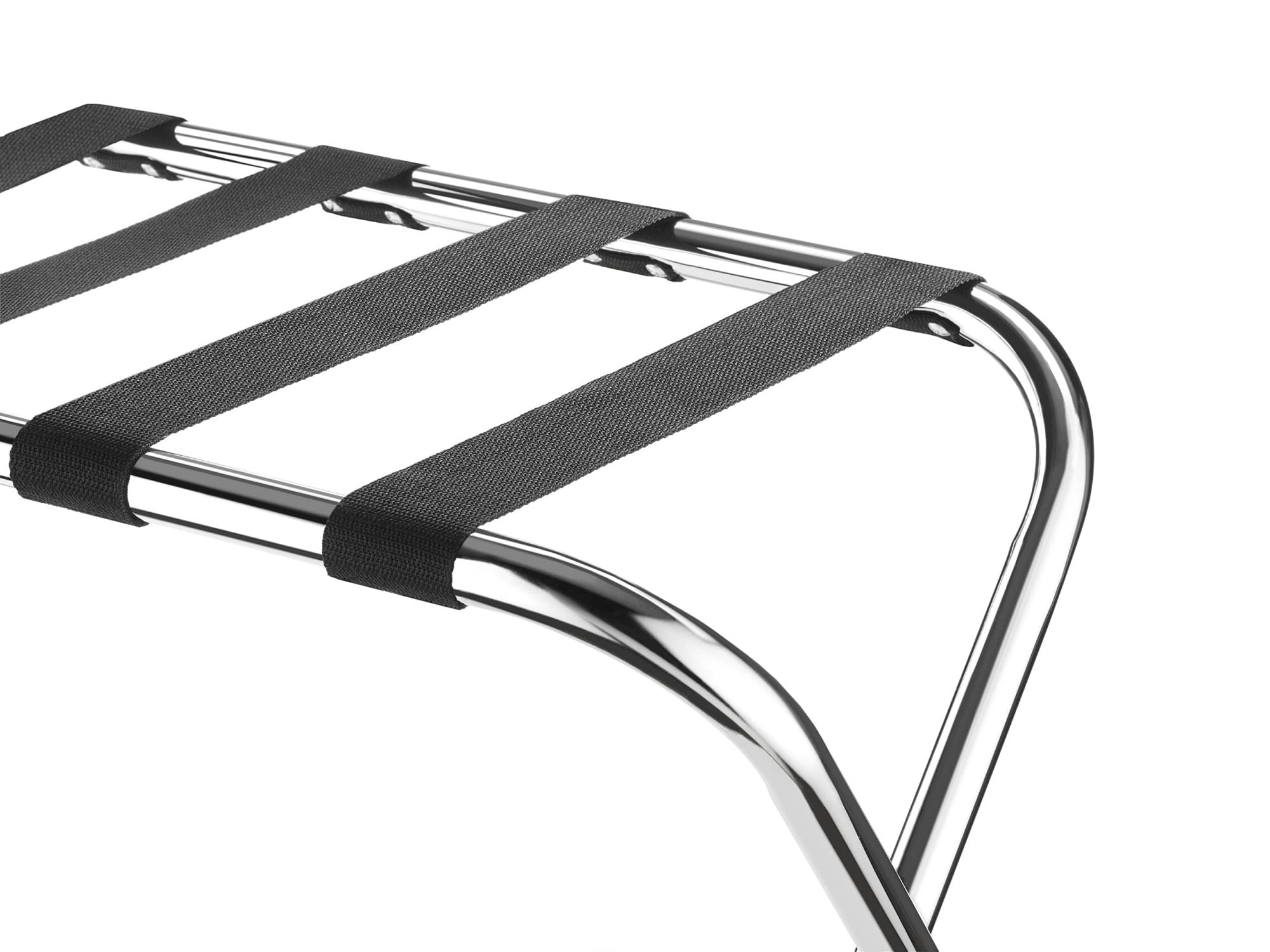 MOERGO Porta Maletas Hotel - Soporte Maletas Plegable, Reposa Maletas Acero Inoxidable, Portaequipajes Estante de Almacenamiento, para Hogar Habitación de Invitados Dormitorio (Size : 1pcs)