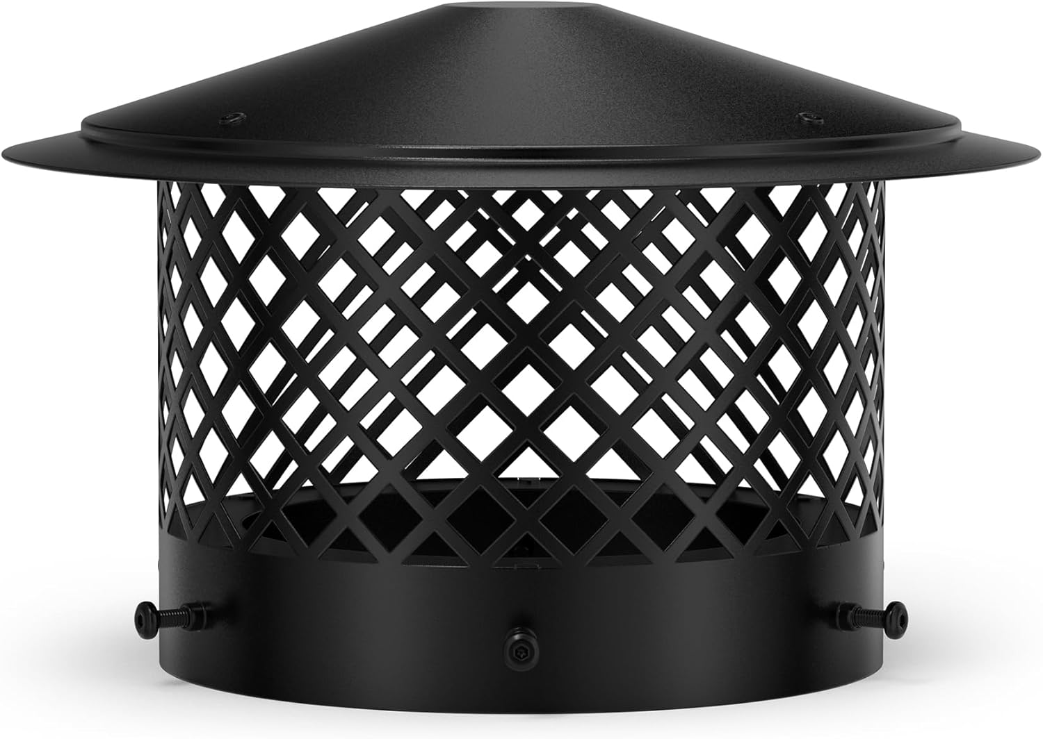 Stanbroil 8" Chimney Cap, Fireplace Round Chimney Cover for Outside Adjustable Bottom to Fit Existing Clay Flue Tile Sizes, Chimney Flue Rain Caps