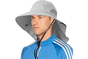 SUN CUBE Mens Sun Hats with Neck Flap